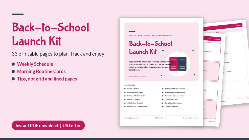 Cover of Back-to-School Launch Kit