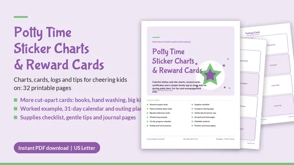 Cover of Potty Time Sticker Charts & Reward Cards